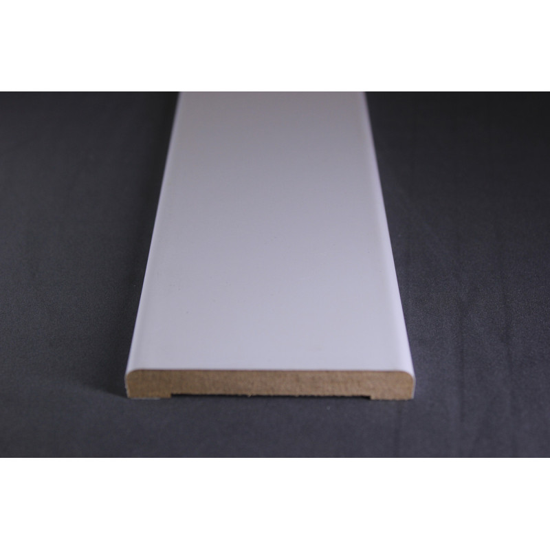 Лиштва МДФ Білий 2800*72*10мм  Супер Профіль