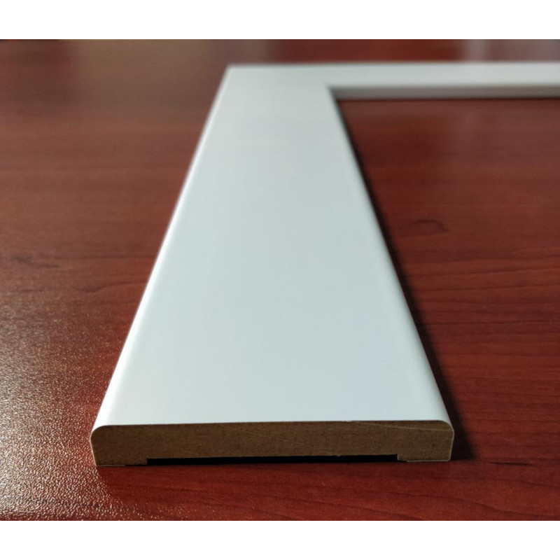 Лиштва МДФ Білий 2800*72*10мм  Супер Профіль