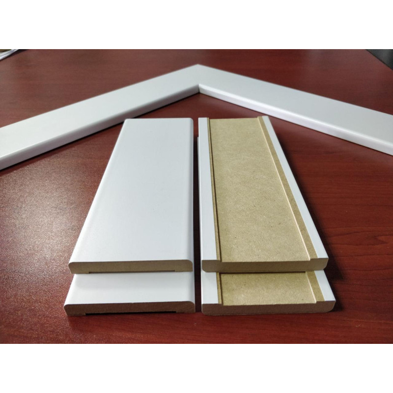 Лиштва МДФ Білий 2800*72*10мм  Супер Профіль