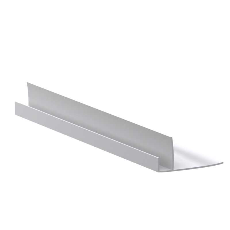 Профіль "F"8мм  для пластикової панелі