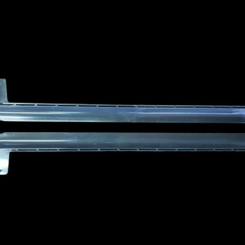 Заглушка пвх графіт до металевого відливу, довжина 280 мм