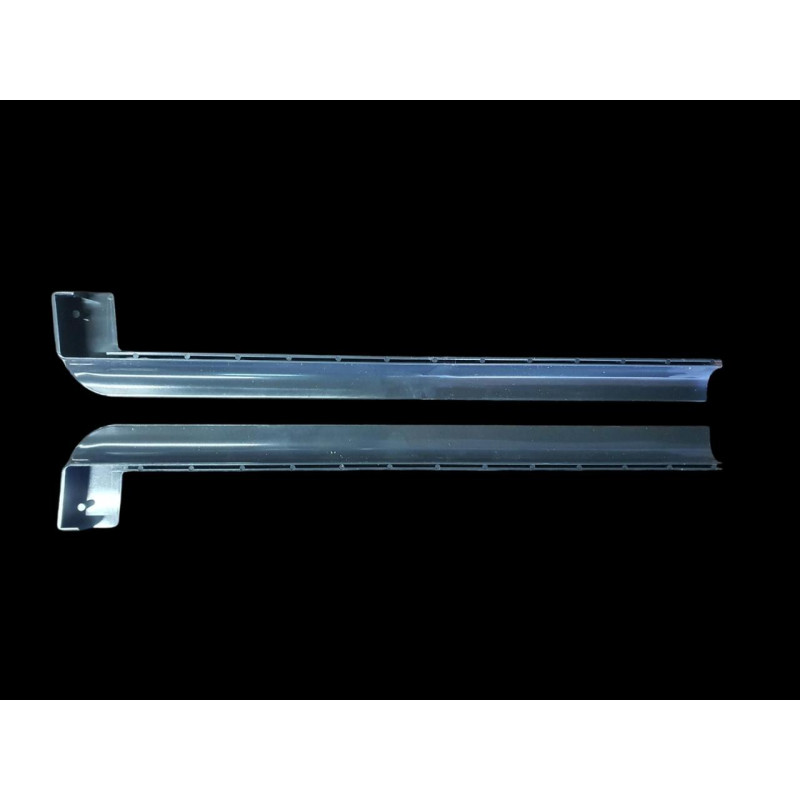 Заглушка пвх графіт до металевого відливу, довжина 280 мм