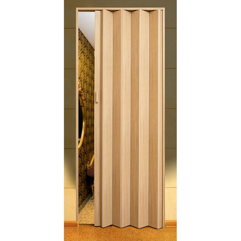 Двері гармошка Melody мускатний горіх