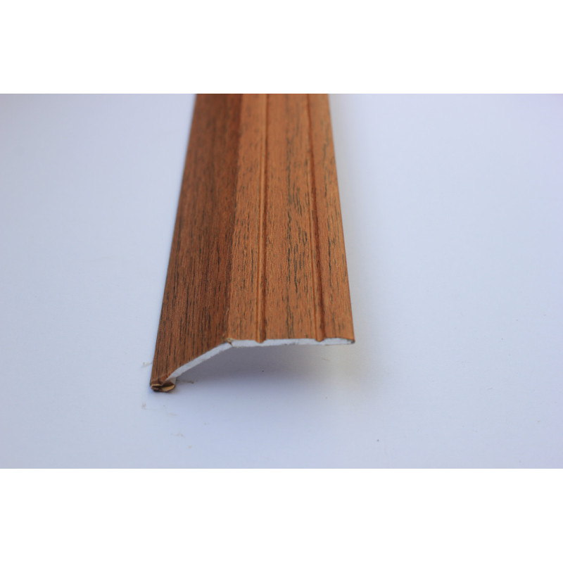 Алюмінієвий підлоговий поріг для перепаду в 12 мм, ширина 40 мм , Горіх лісовий ( АП-008)