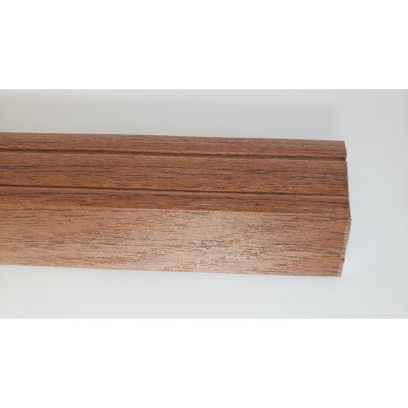 Алюмінієвий підлоговий поріг для перепаду в 12 мм, ширина 40 мм , Горіх лісовий ( АП-008)