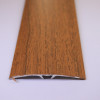 Алюмінієвий підлоговий поріг з прихованим кріпленням, Горіх лісовий шириною 60 мм (АП-014)