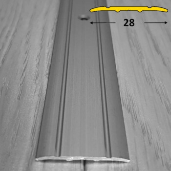 Підлоговий алюмінієвий поріг шириною 28 мм (АП-005)