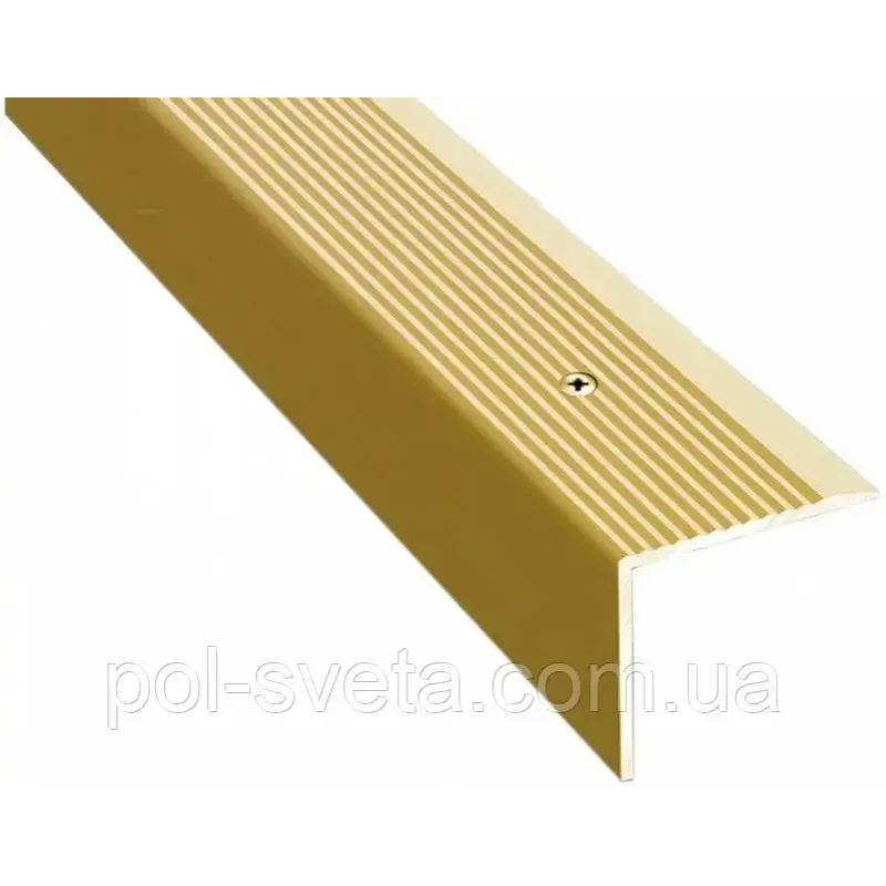 Кутовий алюмінієвий поріжок30*30ммУЛ-122 довжина 2700мм