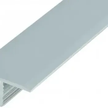 Профіль з'єднувальний Т-подібної форми, ширина 18 мм довжина 2,7 м, Срібло