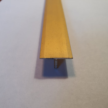 Профіль з'єднувальний Т-подібної форми, ширина 18 мм довжина 2,7 м, Срібло