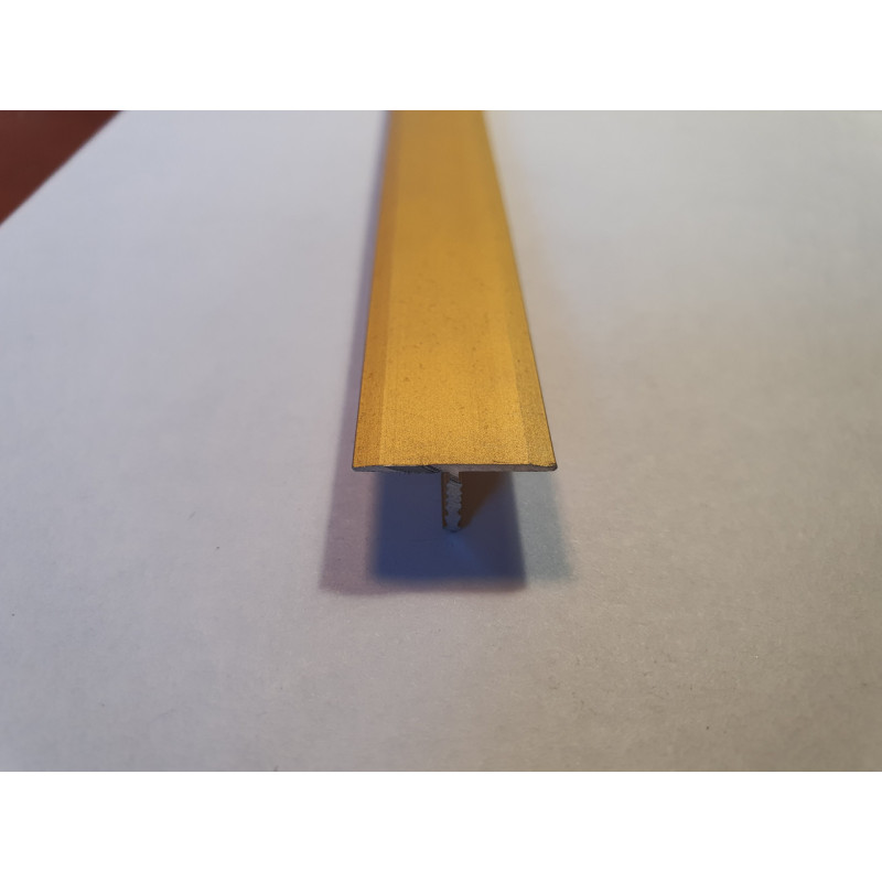 Профіль з'єднувальний Т-подібної форми, ширина 18 мм довжина 2,7 м, Срібло