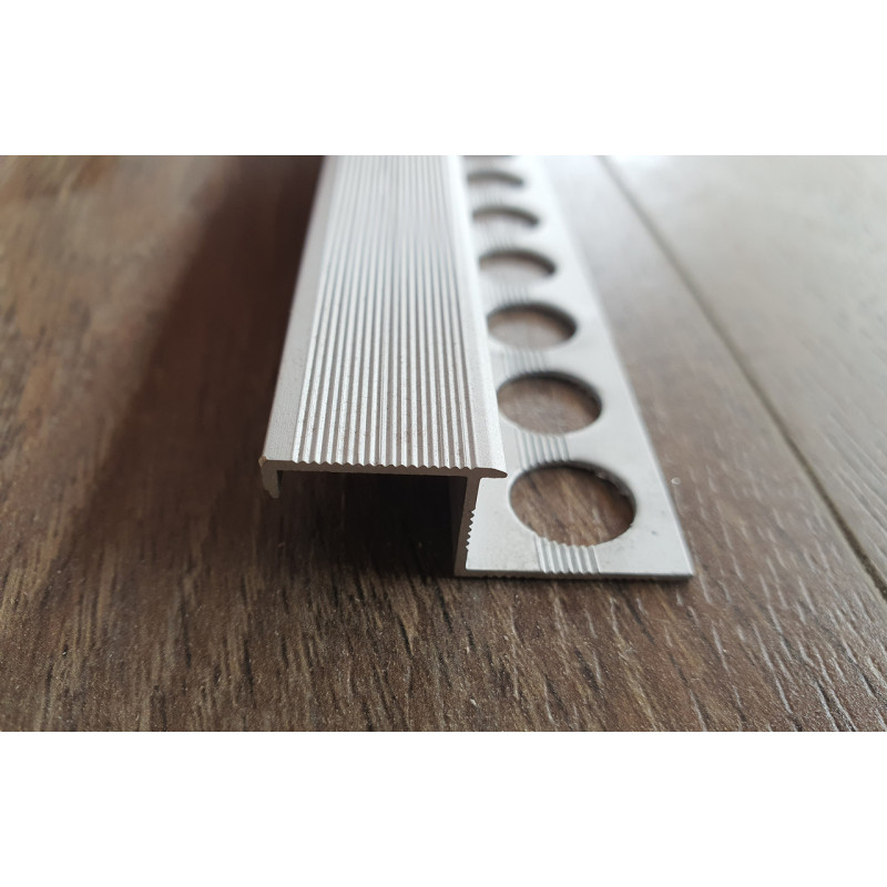 Алюмінієвий профіль для плитки, Срібло (ПЛ-210)