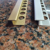 Алюмінієвий профіль, для плітки 8 мм, довжина 2,5 м, Золото-срібло