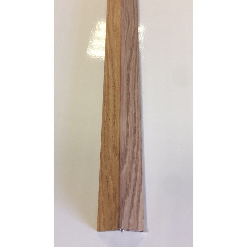 Декоративний алюмінієвий куточок 15х15 фиам світлий