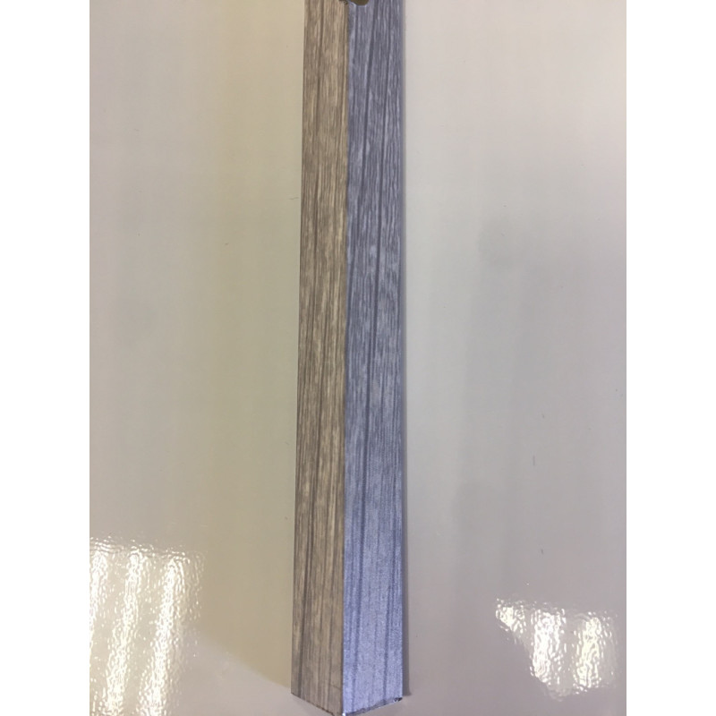 Декоративний алюмінієвий куточок 15х15 Дуб Сонома