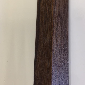 Декоративний алюмінієвий куточок 15х15 Горіх світлий