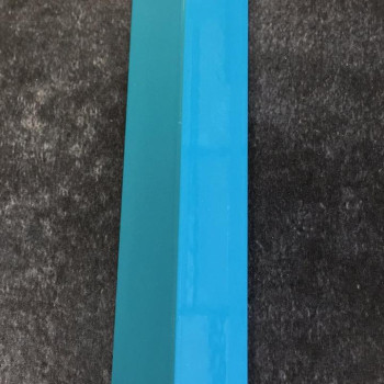 Декоративний алюмінієвий куточок 15х15 бірюзовий