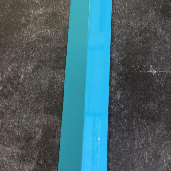 Декоративний алюмінієвий куточок 15х15 бірюзовий