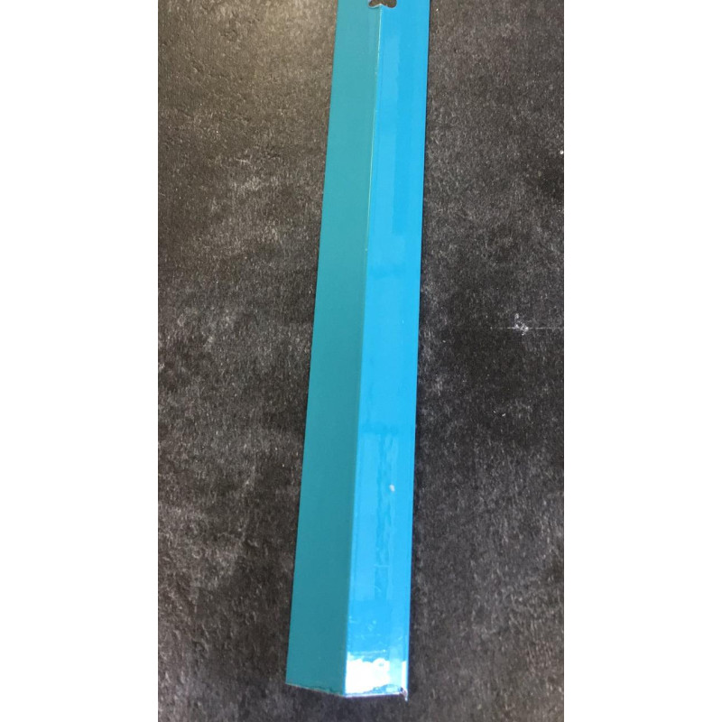 Декоративний алюмінієвий куточок 15х15 бірюзовий