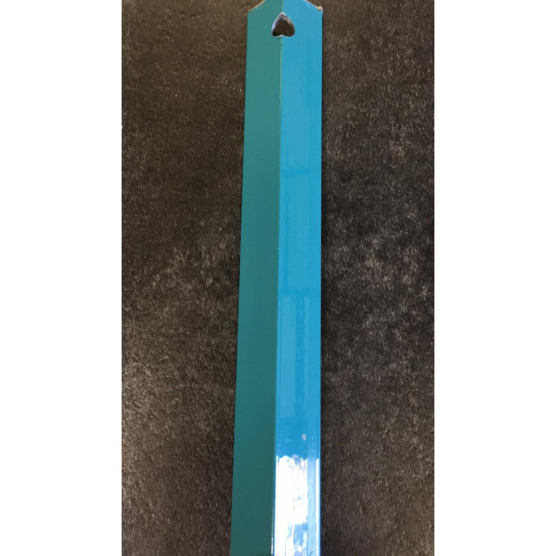 Декоративний алюмінієвий куточок 15х15 бірюзовий