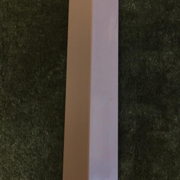 Декоративний алюмінієвий куточок 15х15 рожево-бузковий