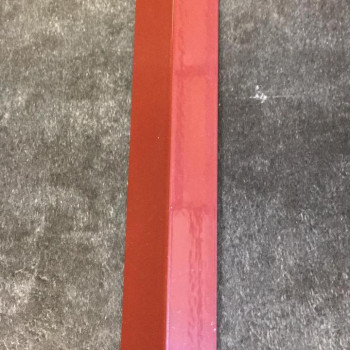 Декоративний алюмінієвий куточок 15х15 коричнево-червоний