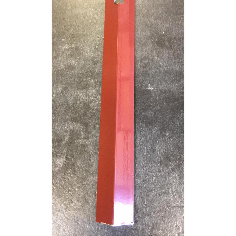 Декоративний алюмінієвий куточок 15х15 коричнево-червоний