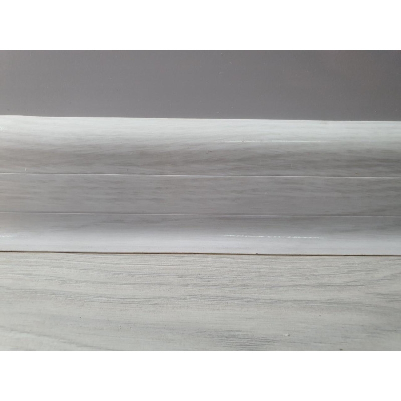 Плінтус Winnpol ПВХ з коробом Дуб Тирено білений 92504-8