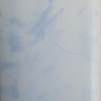 Панель пластикова Decomax ON-02 Онікс блакитний 6000х250х8 мм Декоративна панель для стелі Пластик для стін