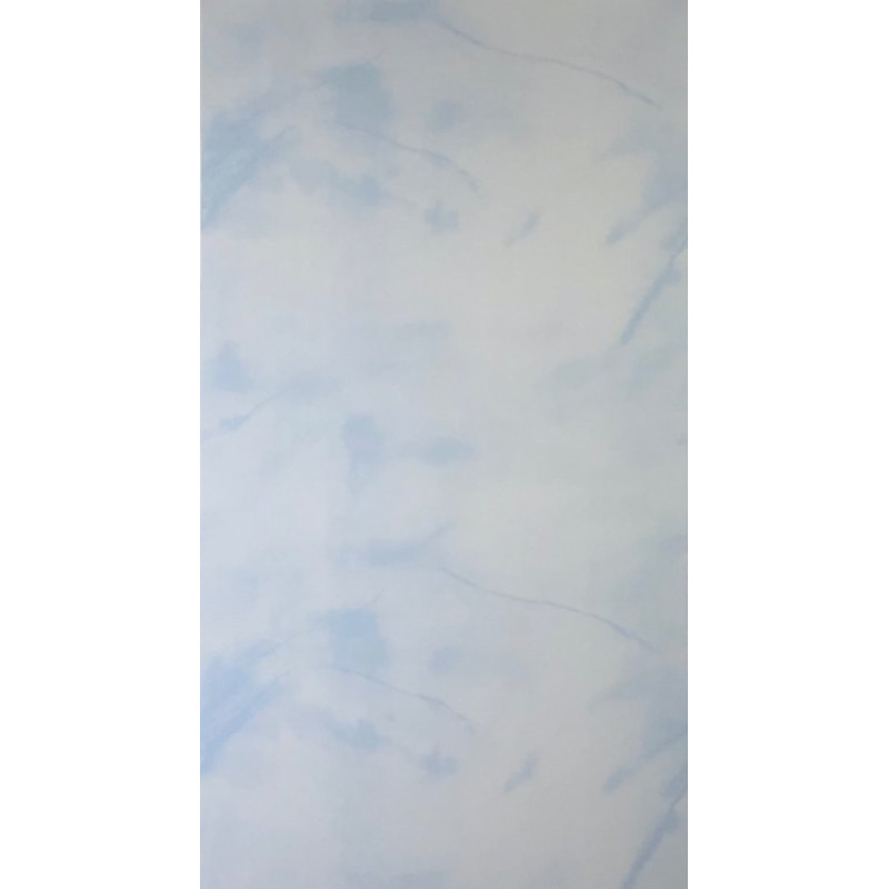 Панель пластикова Decomax ON-02 Онікс блакитний 6000х250х8 мм Декоративна панель для стелі Пластик для стін