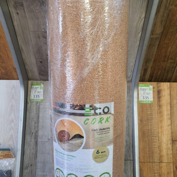 Коркова підкладка Eco Cork 4 мм 1м х 10 м Натуральна підкладка для підлоги Звукоізоляційна підкладка для підлоги