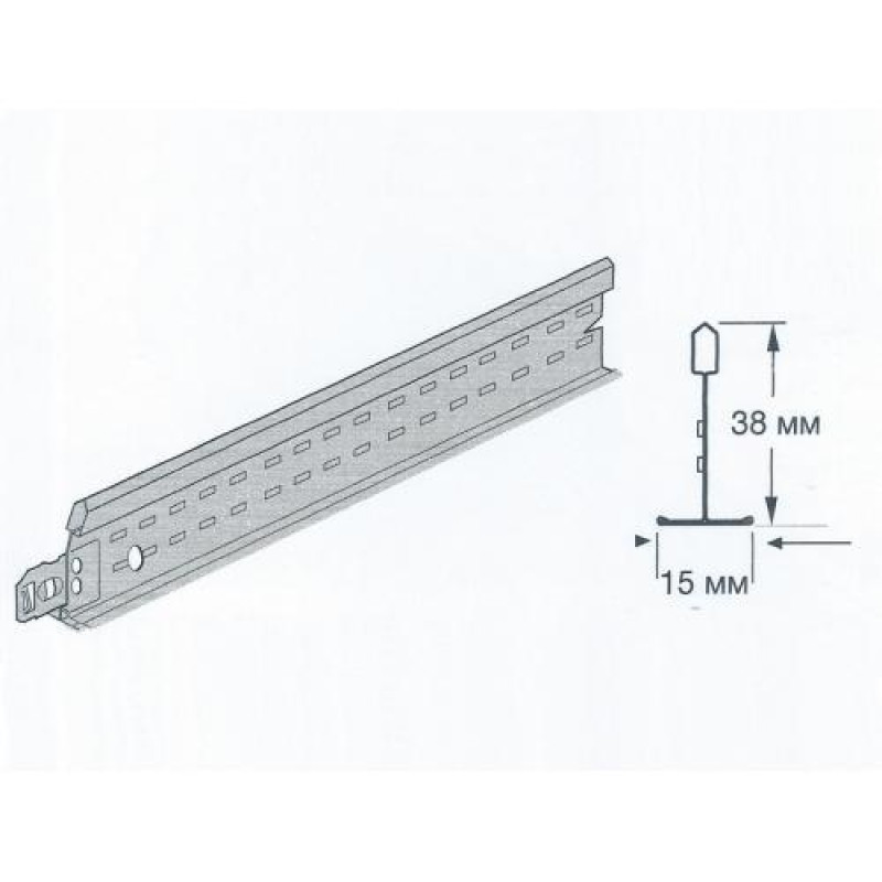 Профіль Armstrong для стелі 1,2 м, білий