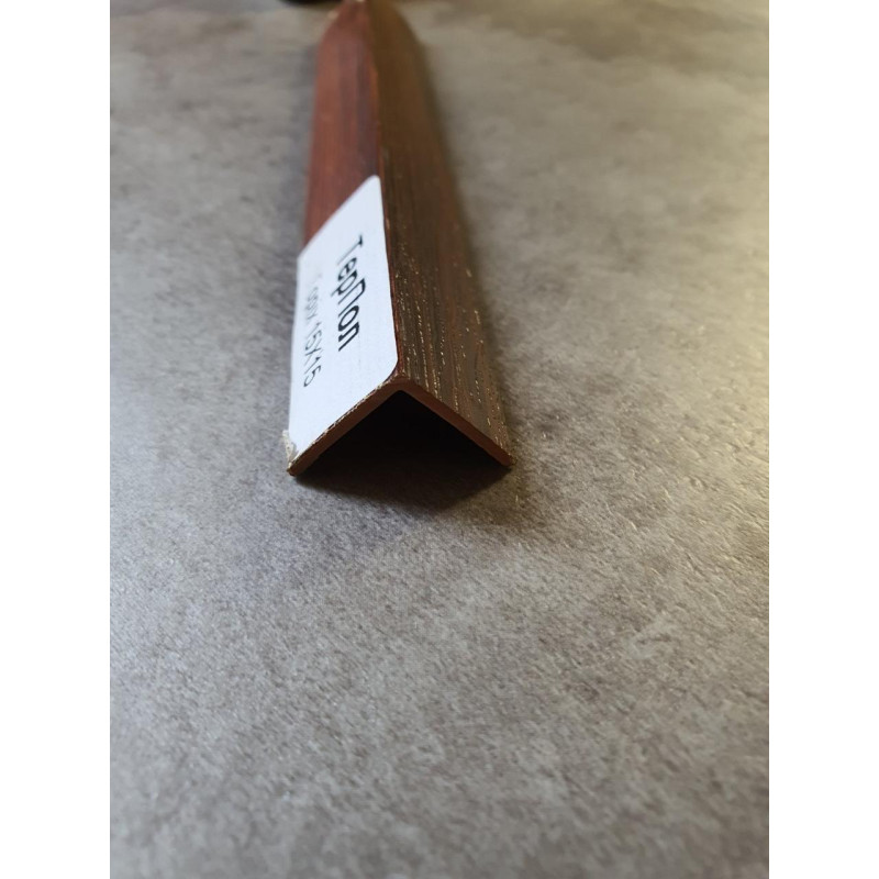 Ламінований кут Горіх 15*15 ТерПол