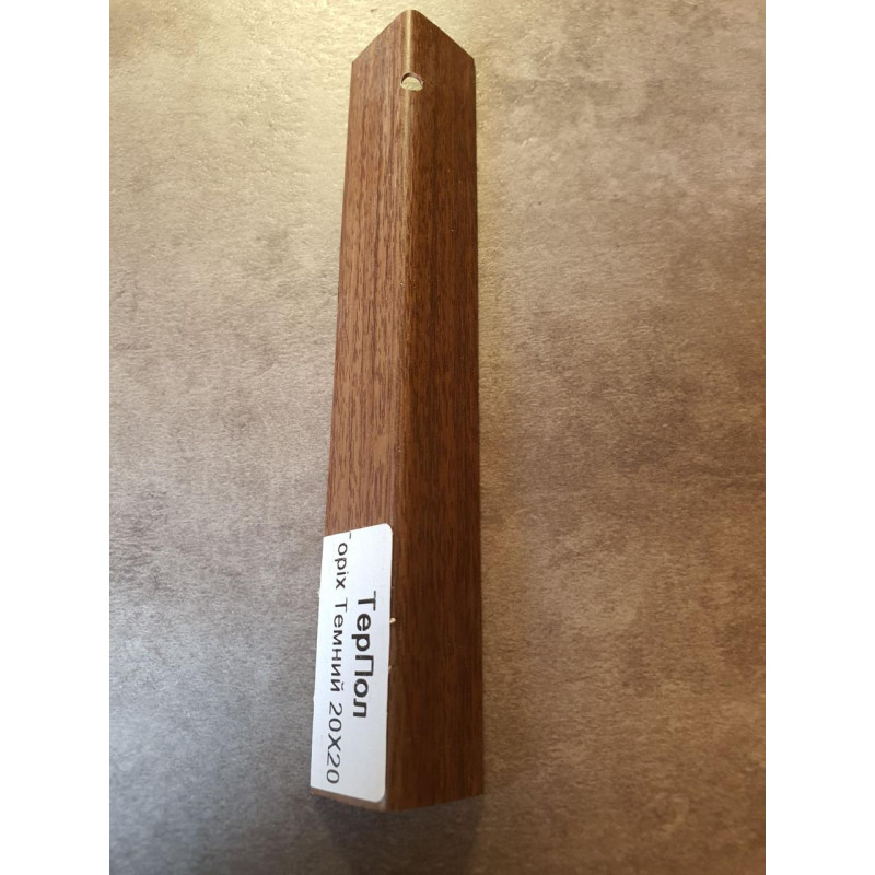 Декоративний куточок Горіх Темний 15х15 ТерПол