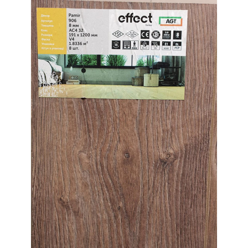 Ламінат AGT 8/33кл Effect PAMIR 906