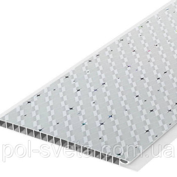 Панель пластикова Decomax Hollywood 6000х250х8 мм Декоративна панель пвх для кухні Листова панель