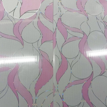 Панель пластикова Decomax Garmony rosa 6000х250х8 мм Кольорові пластикові панелі Стінова панель пвх