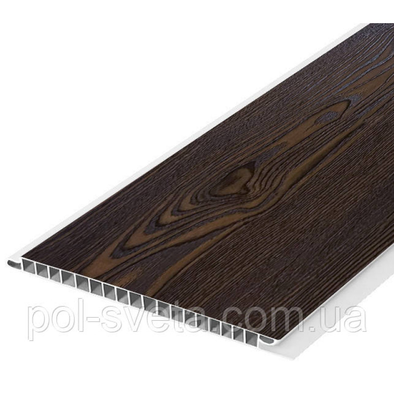 Панель пластикова Decomax Darkwood 6000х250х8 мм Пластмасові панелі для стін Панель пвх листова