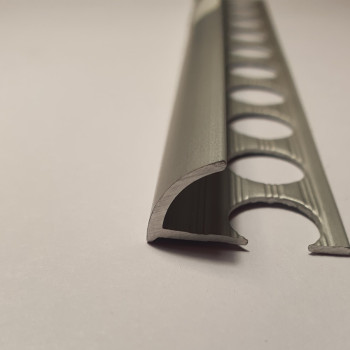 Алюмінієвий профіль для плитки 8 мм, довжина 2.7 м, Шампань (ПЛ-201)