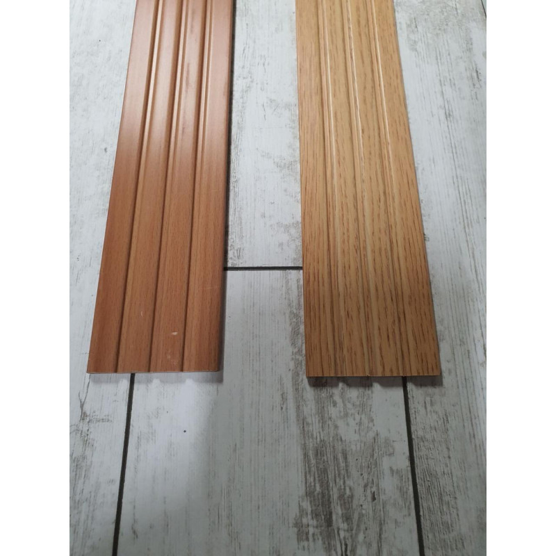 Лиштва пластикова (пвх) 2500*80мм (дуб світлий, дуб натуральний, бук)