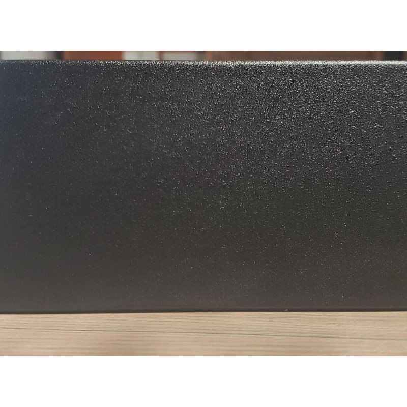 Плінтус Супер профіль ПП1280 Чорний 2800х79х12.5 мм Плоский плінтус для підлоги Чорний підлоговий плінтус