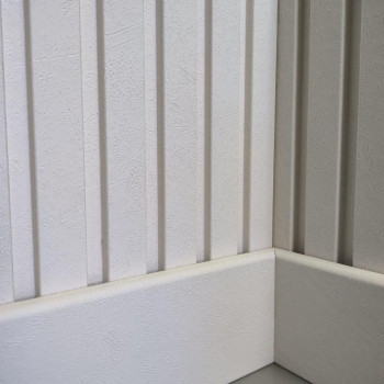 Стінові рейкові панелі Супер Профіль 12117 ( цемент білий )