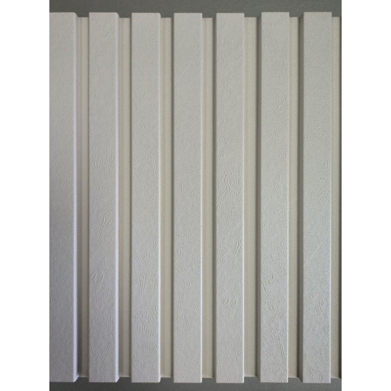 Стінові рейкові панелі Супер Профіль 12117 ( цемент білий )