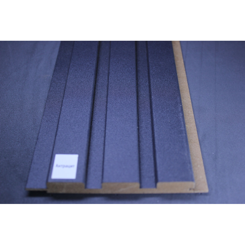 Стінові рейкові панелі Супер Профіль 12117 ( Антрацит )