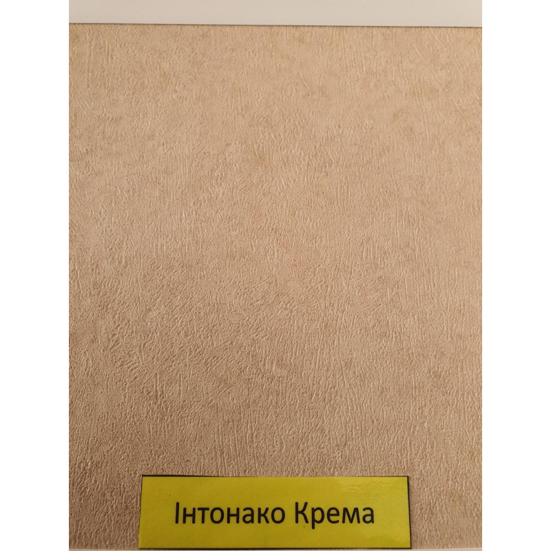 Панель пластикова Decomax Інтонако крему 2700х250х8 мм Листові панелі пвх для балкону Декоративні пвх панелі