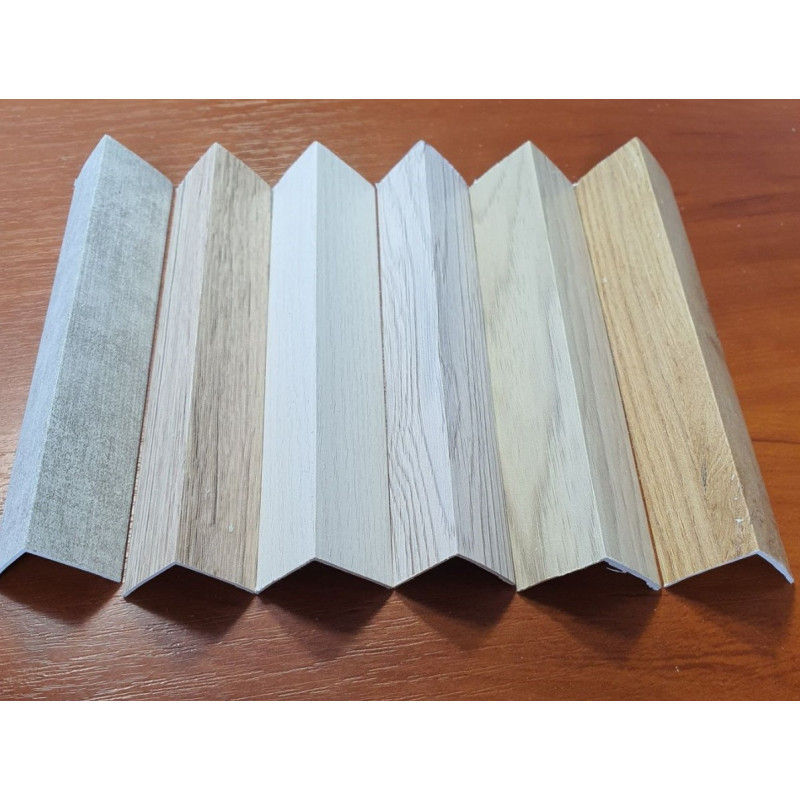 Кут ламінований 25*25  Сонгал сірий