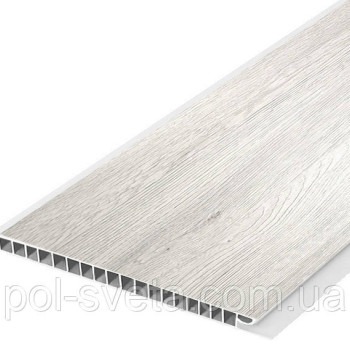 Панель пластикова Decomax Дуб портофіно білий 2700х250х6 мм Пластикові панелі для стін під дерево
