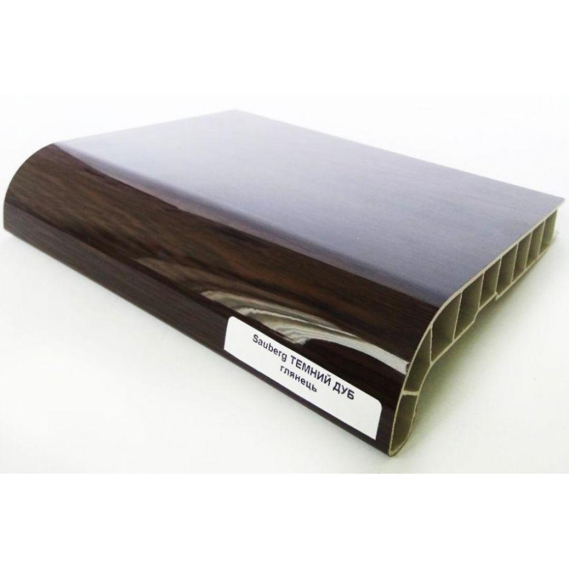 Підошва Sauberg Темний дуб глянець (150, 200, 250, 300, 350, 400, 450, 500, 600 мм) 500