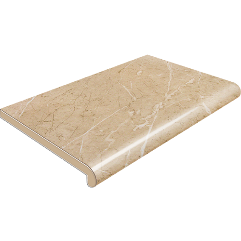 Підвіконник Plastolit Бежевий мармур глянець  600