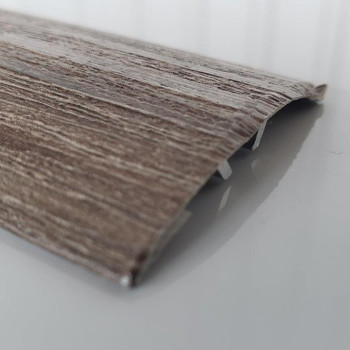 Алюмінієвий поріг із прихованим кріпленням завширшки 40 мм, Дуб Сантана (АП-013) 1800